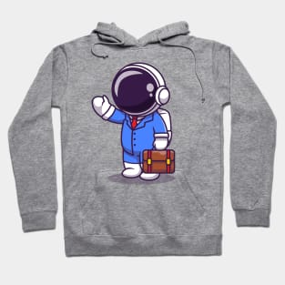 Cute Astronaut Businessman Hoodie